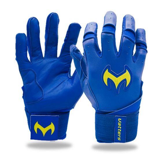 バッターズ ロングカフ バッティンググローブ ブルー (青) Vatters