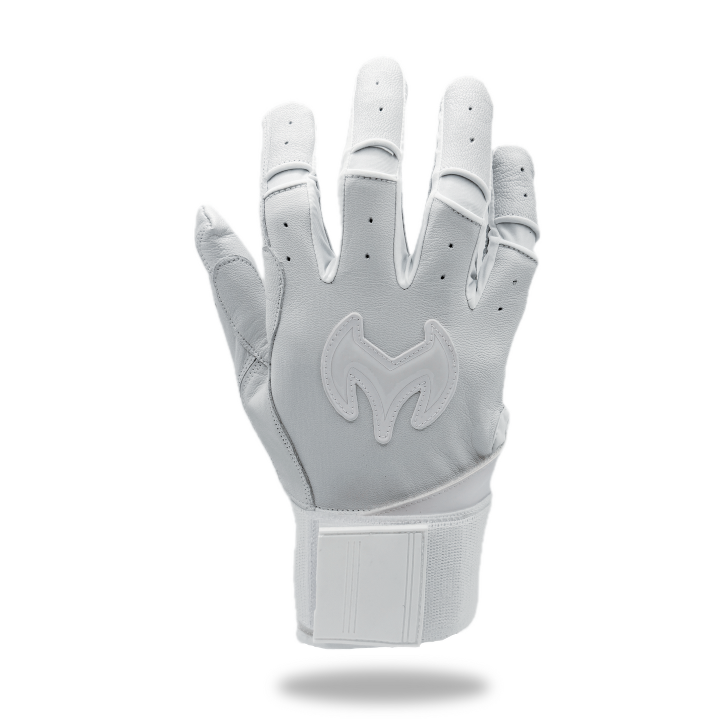 バッターズ 高校野球対応 ロングカフ バッティンググローブ ホワイト (白) Vatters