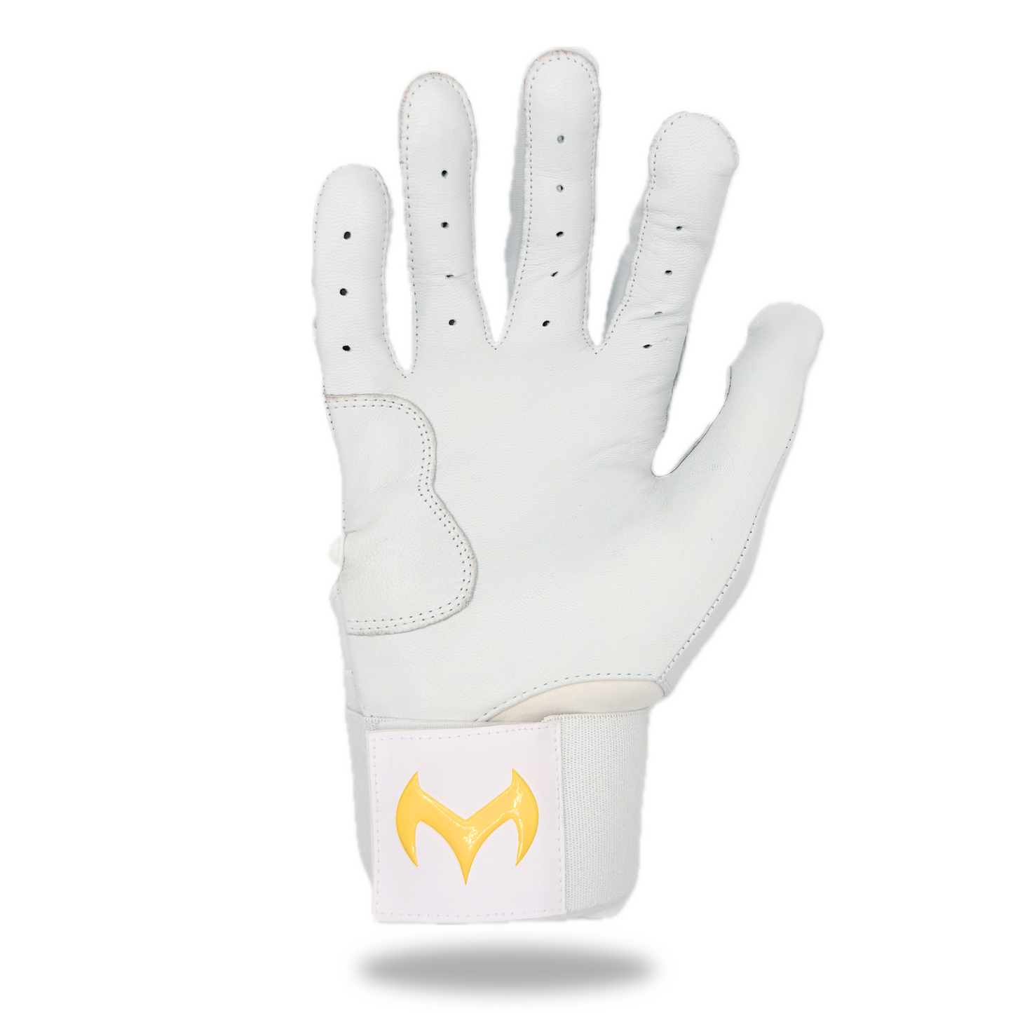 バッターズ ロングカフ バッティンググローブ ホワイト (白) Vatters